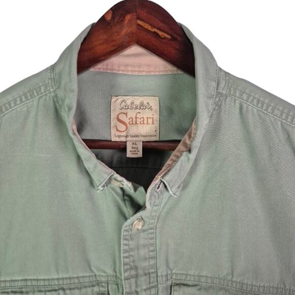 CABELAS "Safari Series" Casual Button Down Shirt Mens Size XXL - Picture 3 of 12